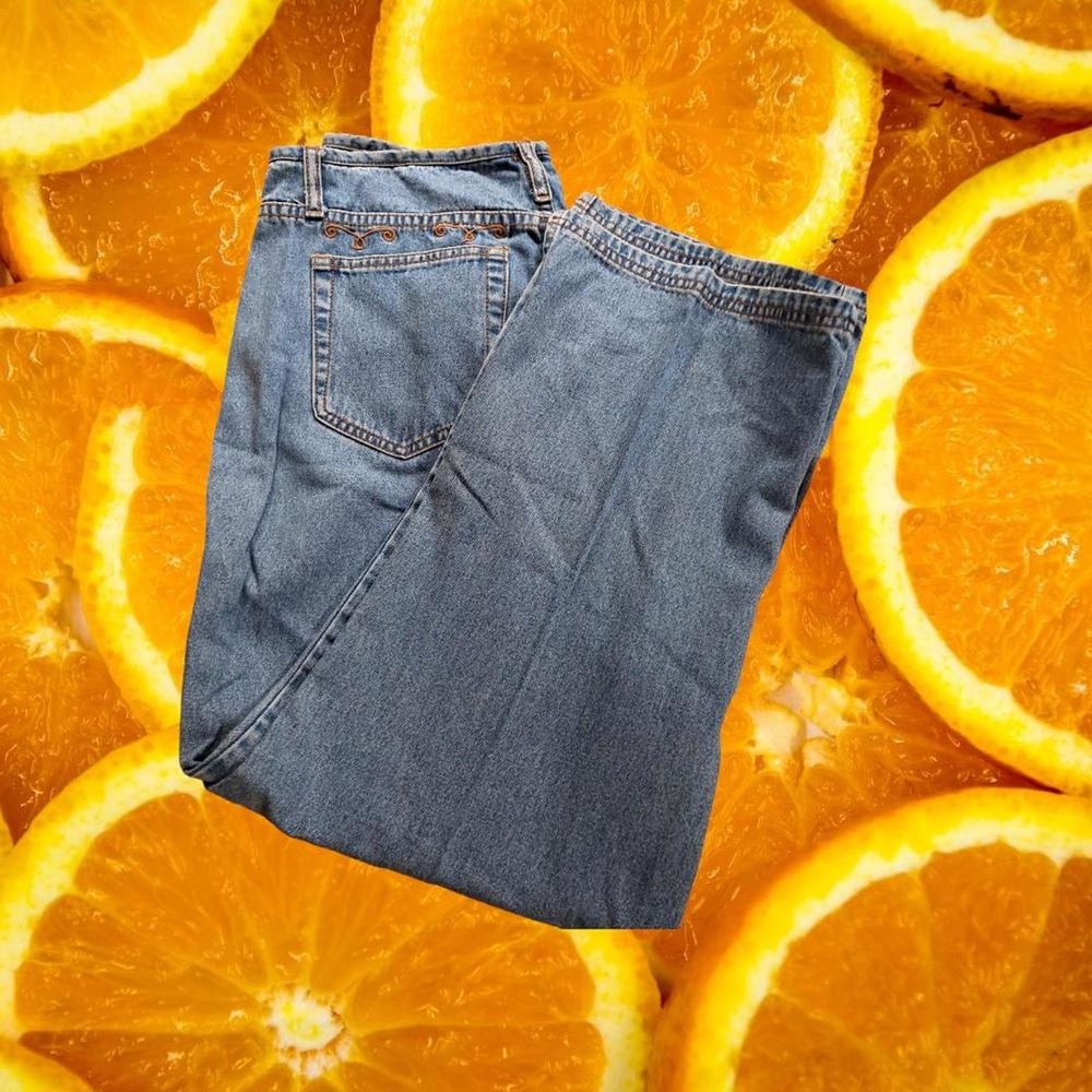 Denim‎ & Company Decorative Jeans Size 16